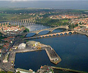 Aerial picture of Berwick-upon-Tweed
