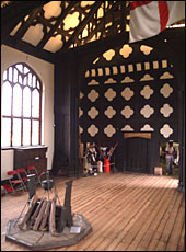 The main hall at Ordsall Hall