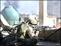 Soldado dos EUA em Falluja