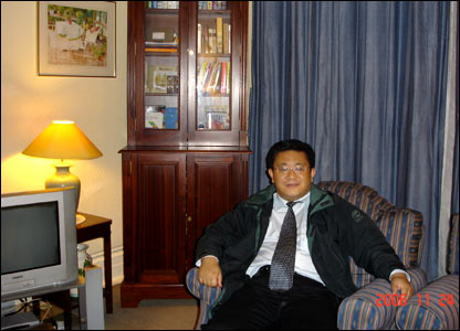 许浩在BBC职工旅馆