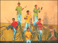 اجرای بازی های در سرکس