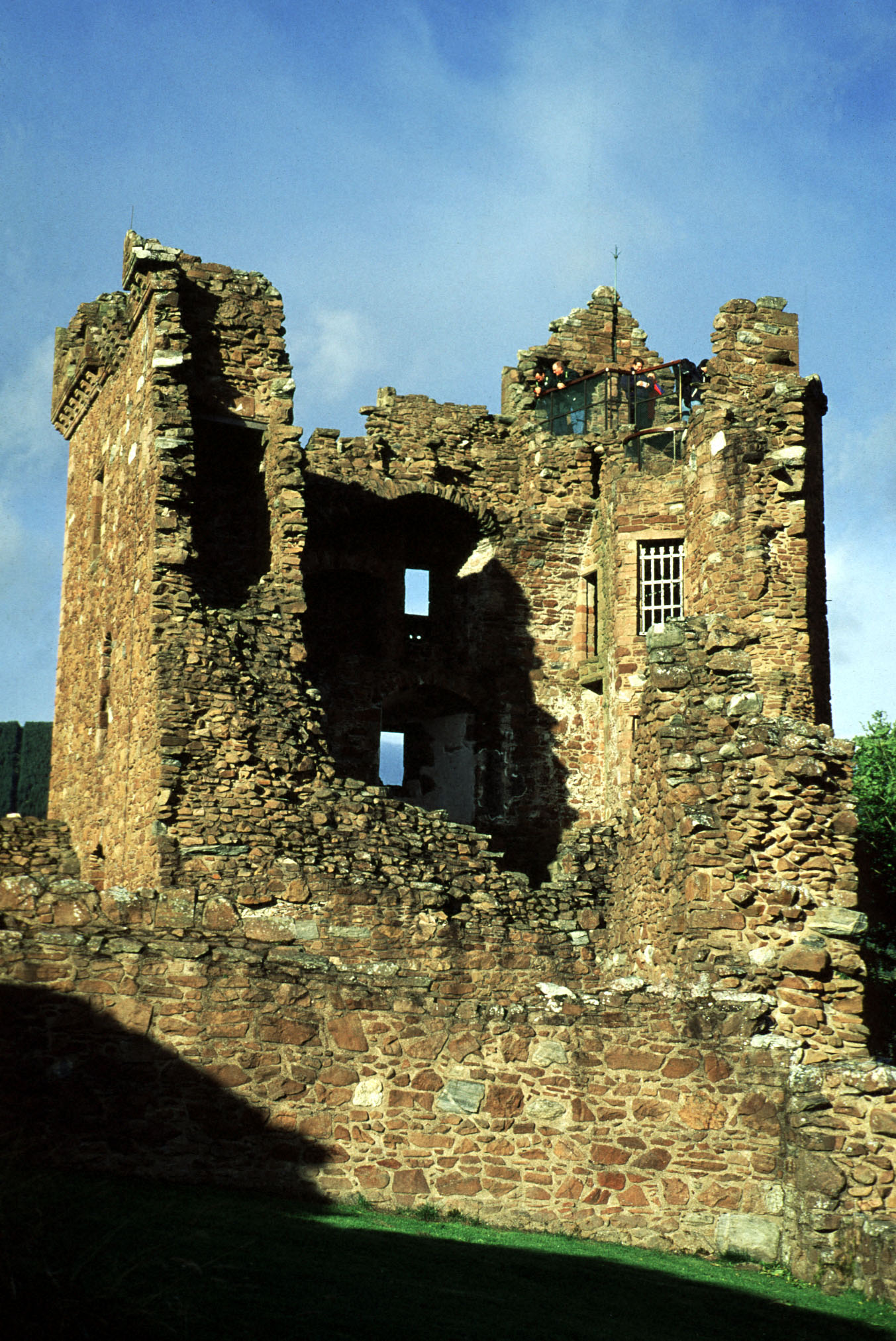 A ruined castle