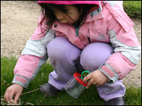 Searching for bugs at Shropshire Wildlife Trust