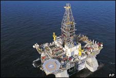 Deepwater oil rig
