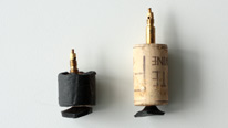 Two different cork and valve designs