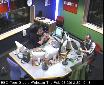 BBC Tees Presenter Cam