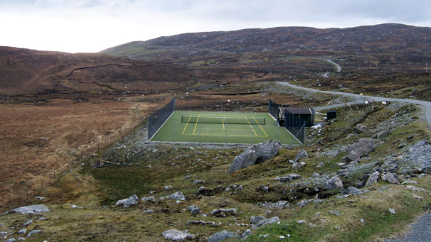 Tennis court, North Harris