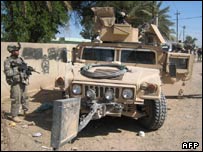 سرباز آمريکايی در بعقوبه