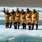 The Crew Of The Ice Boat