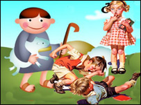 فتح در حال جنگ با دوستش