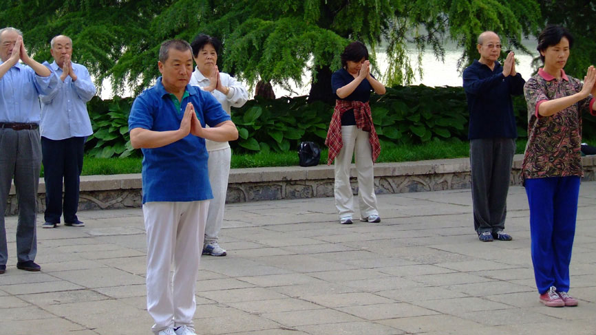 Deireadh clas Tai Chi