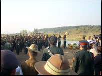 गजेंद्र सिंह की अंतयेष्टि