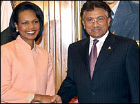 رائس اور مشرف