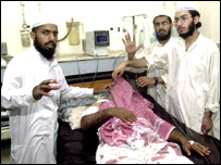 घायल मौलवी