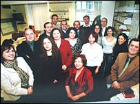 Ekipi i BBC-së në Londër