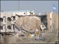 Bağdat'ta saldırıya uğrayan BM karargahı 