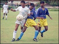 गोवा में फ़ुटबॉल मैच