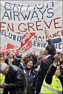 کارکنان اعتصابی بریتیش ایرویز( آرشیوی)