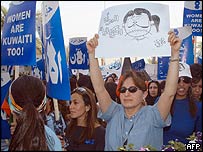 Mulheres exigem direitos políticos no Kuwait