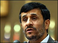 O presidente do Irã, Mahmoud Ahmadinejad (foto de arquivo)