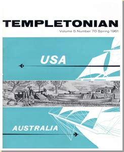 Front cover of the Templetonian magazine 1962