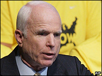 Republican presidential candidate John McCain