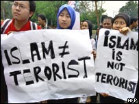 Manifestace muslimů