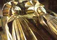 Photograph showing the tombs of Richard II and his wife