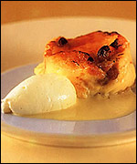 White chocolate pudding