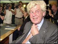 Wim Duisenberg, presidente do Banco Central Europeu