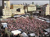 Protesto em Beirute