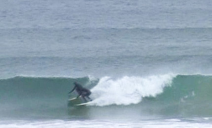 Two's company. Keith and Rosy come closer than comfort on a clean Irish right. Pic: Doolie 06