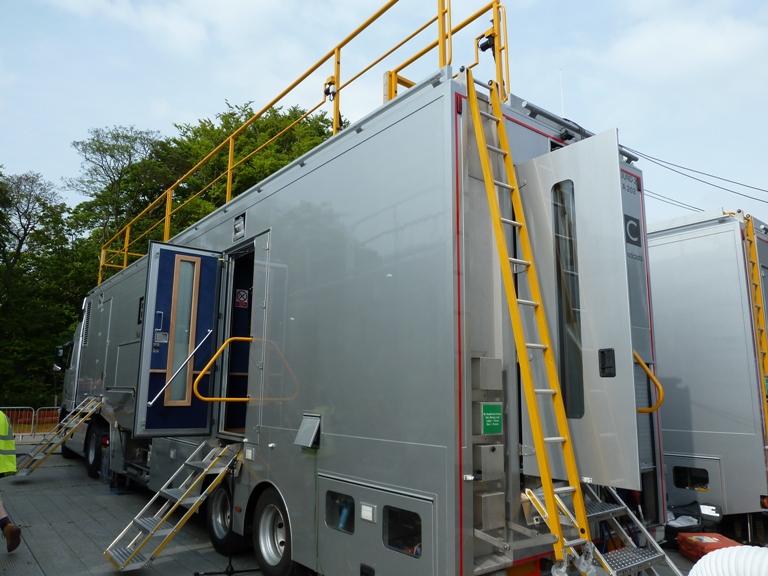 Sound 2 showing roof rails and ladder