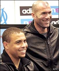 رونالدو و زیدان