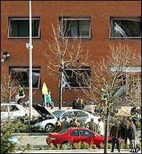 Local onde ocorreu a explosão 