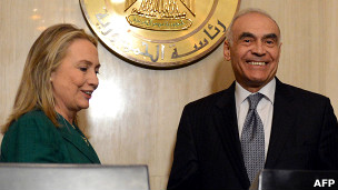 وزرای خارجه مصر و آمریکا