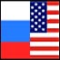 پرچم آمريکا و روسيه