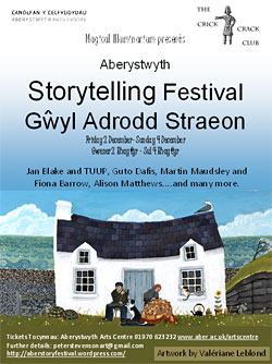 Aberystwyth Storytelling Festival poster