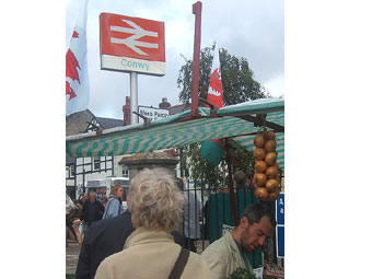 Stondin ger yr orsaf reilffordd