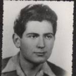 The late Shimshon Shandor Alexander Ratz, about two years after surviving Auschwitz, at the age of 18.
