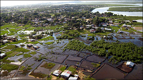 Floods across Monrovia