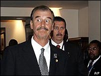 Presidente mexicano Vicente Fox