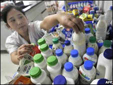 Kiểm tra sản phẩm sữa