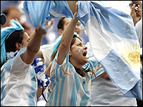 Cổ động viên Argentina