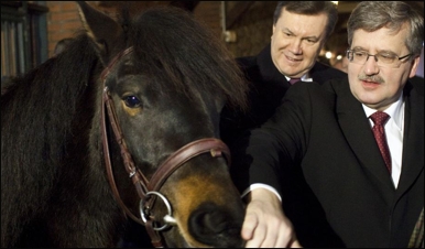 Віктор Янукович і Броніслав Коморовський