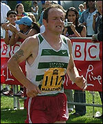 Paul Rogers wins the Marathon