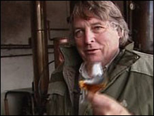 Julian Temperley, with his Somerset Cider Brandy