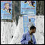 posters on trees in Kinshasa (afp)