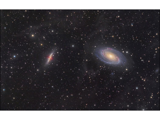 'Galáxias M81 and M82', de Edward Henry (Foto: Royal Observatory/Divulgação)
