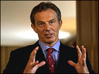 Primeiro-ministro britânico,Tony Blair